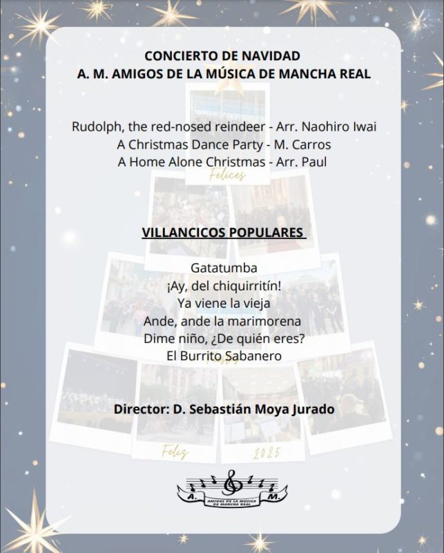 Programa del concierto de Navidad 2024